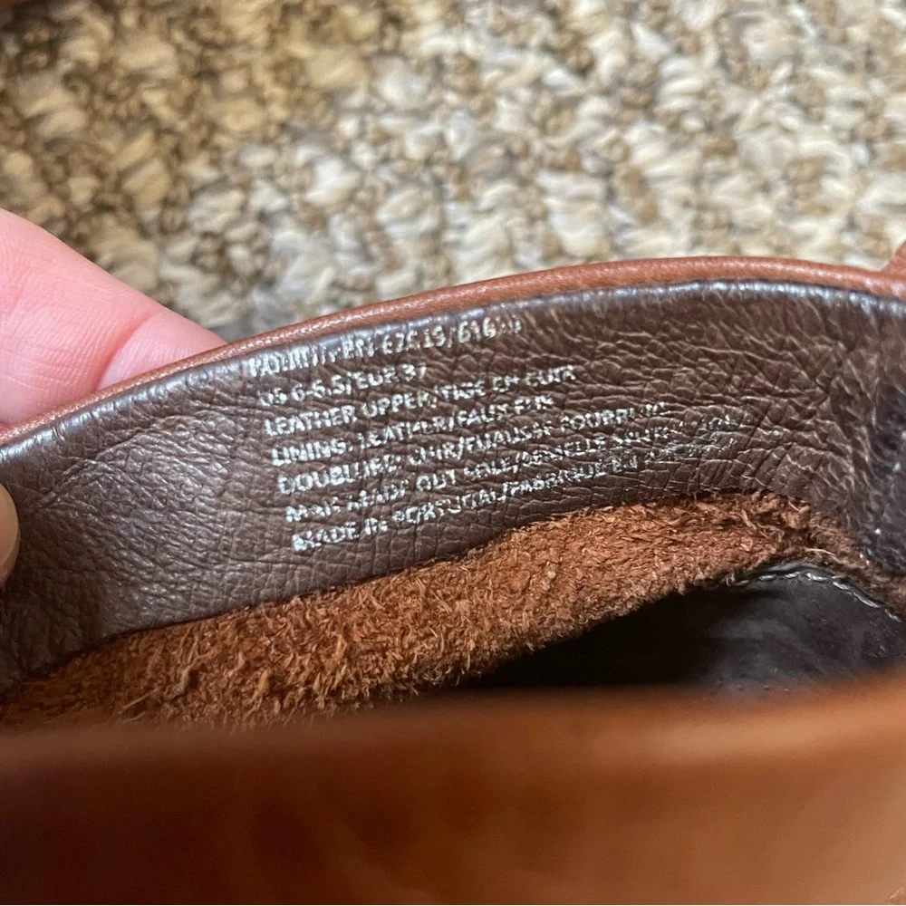 Taos Brown Leather Robin Boots 6/6.5
